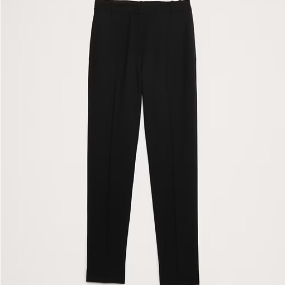 Banana Republic Womens Machine Washable Wool Black Work Pants Black 10
